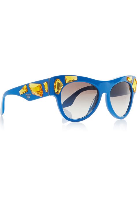 prada crystal embellished sunglasses|prada sunglass price.